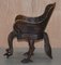 Anglo Indian Hand Carved Peacock Armchairs, 1880s, Set of 2 20