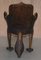 Butacas pavo real anglo indias talladas a mano, década de 1880. Juego de 2, Imagen 19