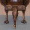 Anglo Indian Hand Carved Peacock Armchairs, 1880s, Set of 2 8