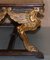 Gold Giltwood Double Sided Desk in the style of Rj Horner 11