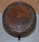 Burmese Anglo-Indian Hardwood Occasional Side Table with Tilt Top, 1880s 2