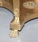 Soportes de jardinera Louis XVII Imperio francés de mármol y madera dorada. Juego de 2, Imagen 6