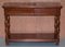 Mesa auxiliar estadounidense de madera dura con cajón doble de Ralph Lauren, Imagen 2