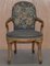 Early Victorian English Walnut Armchairs, Set of 2, Image 3