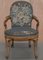 Early Victorian English Walnut Armchairs, Set of 2, Image 14