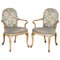 Early Victorian English Walnut Armchairs, Set of 2, Image 1