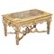 Großer Continental Tisch aus vergoldetem Holz & Marmor, 19. Jh 1