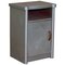 Art Deco Industrial Bedside Table with Drawer & Aluminium Frame from Huntington Aviation 1