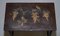Chinese Hand Painted Chinoiserie Lacquered Tables, Set of 4, Image 12