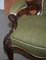 Victorian Carved Wood Armchair 10