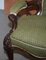Victorian Carved Wood Armchair, Image 10