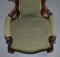 Victorian Carved Wood Armchair 6