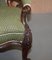 Viktorianischer Armlehnstuhl aus geschnitztem Holz 13
