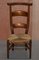 Hand Carved High Back Prayer Chairs, 1840s, Set of 2, Image 16