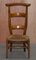 Hand Carved High Back Prayer Chairs, 1840s, Set of 2 3