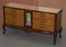 Vintage Italian Burr Walnut Sideboard with Mirrored Top & Serpentine Front 4