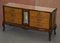 Vintage Italian Burr Walnut Sideboard with Mirrored Top & Serpentine Front, Image 4
