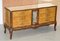 Vintage Italian Burr Walnut Sideboard with Mirrored Top & Serpentine Front, Image 2