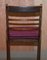 Regency Hardwood Bergere Dining Chairs in Velvet, Set of 6, Image 12
