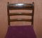 Regency Hardwood Bergere Dining Chairs in Velvet, Set of 6 17