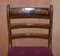 Regency Hardwood Bergere Dining Chairs in Velvet, Set of 6 20