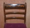 Regency Hardwood Bergere Dining Chairs in Velvet, Set of 6, Image 20