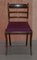 Regency Hardwood Bergere Dining Chairs in Velvet, Set of 6, Image 3