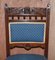 Viktorianische Esszimmerstühle aus Massivholz von Maple & Co., 4er Set 4