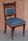 Viktorianische Esszimmerstühle aus Massivholz von Maple & Co., 4er Set 2