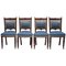 Victorian Solid Hardwood Dining Chairs from Maple & Co., Set of 4 1