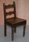Vintage English Oak Occasional Chairs, Set of 2 11