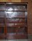 Antique Hardwood Satinwood & Walnut Legal Bookcases from William Baker Co., Set of 2 4