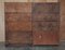 Antique Hardwood Satinwood & Walnut Legal Bookcases from William Baker Co., Set of 2 18