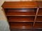 Antique Hardwood Satinwood & Walnut Legal Bookcases from William Baker Co., Set of 2 7