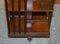 English Burr Walnut & Satinwood Revolving Bookcase, 1900s 6