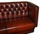 Divani Chesterfield a 4-5 posti in pelle marrone, set di 2, Immagine 9