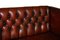 4-5 Seater Chesterfield Brown Leather Sofas, Set of 2, Image 12