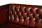 4-5 Seater Chesterfield Brown Leather Sofas, Set of 2 11