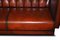 Braune 4-5 Sitzer Chesterfield Ledersofas, 2er Set 16