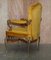 Hollywood Regency Armchairs with Brass Frames, Italy, 1960s, Set of 2 12