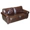 Heritage Brown Saddle Leather 2 or 3-Seater Leather Sofa from John Lewis 1