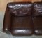 Heritage Brown Saddle Leather 2 or 3-Seater Leather Sofa from John Lewis 5