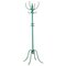 Antique Victorian Wrought Iron Green Paint & Gold Leaf Painted Coat Stand, Image 1