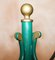 Antiker viktorianischer Garderobenständer aus grünem Schmiedeeisen & Blattgold 6