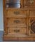 Victorian Burr & Oak Bookcase from Reid and Sons, Image 4