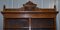 Victorian Burr & Oak Bookcase from Reid and Sons 9