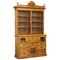 Victorian Burr & Oak Bookcase from Reid and Sons 1