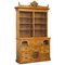 Victorian Burr & Oak Bookcase from Reid and Sons, Image 1