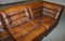 Modular Brown Leather Corner Sofa from de Sede, 1960s 12