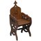 Fauteuil Victorien en Noyer Gothique de Criddle & Smith 1